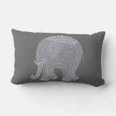 し…部屋にゾウが居る ランバークッション (裏面)