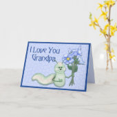 じいちゃんのラブバグ カード (黄色い花)