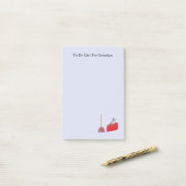 じいちゃんのリストを行う ポストイット (デスク上)