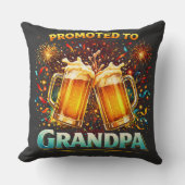 じいちゃん未来に昇格 クッション (正面)