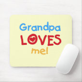 じいちゃんTシャツとギフトが大好き マウスパッド (マウス)