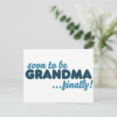 じきに祖母になる ポストカード (スタンド正面)