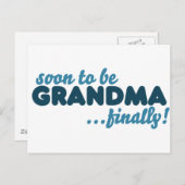 じきに祖母になる ポストカード (正面/裏面)