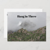 じっくりと待ちなさい　霧の山の写真 ポストカード (正面/裏面)