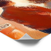 じっとしている ポスター (角)