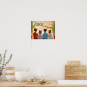 じっとしている ポスター (キッチン)