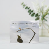 じっとしている ポストカード (スタンド正面)