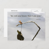 じっとしている ポストカード (正面/裏面)