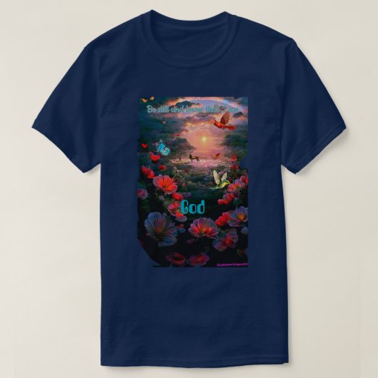 じっとしている Tシャツ (デザイン正面)