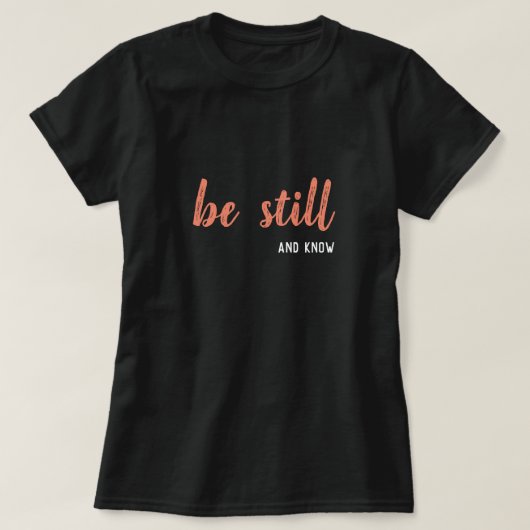 じっとしている Tシャツ (デザイン正面)