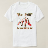 じっとしている Tシャツ (デザイン正面)