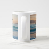 「じっとして私が神であることを知りなさい」 ジャンボコーヒーマグカップ (裏面)