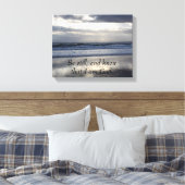 じっとして、私が神であることを知りなさい キャンバスプリント (インサイチュ (寝室))