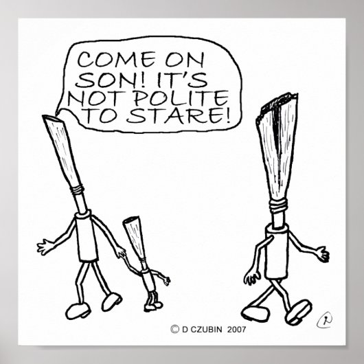 じっと見ているリード ポスター (正面)