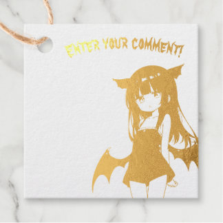 じとめ堂　箔押しタグ フェイバータグ