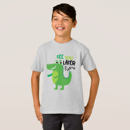 じゃあねワニ少年のTシャツ Tシャツ