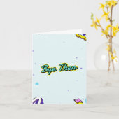 じゃあね。カスタマイズおもしろい離れ可能なメッセージと カード (黄色い花)