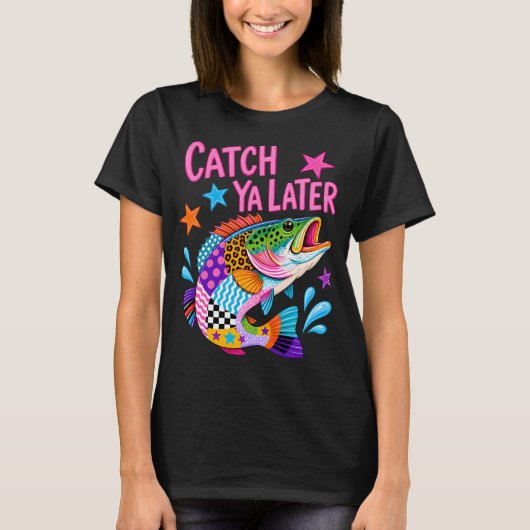 じゃあまた バスフィッシング Tシャツ (正面)