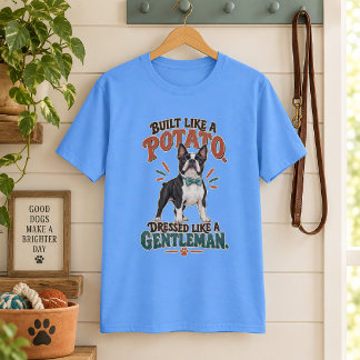 じゃがいものように造られ、紳士のように着飾る Tシャツ