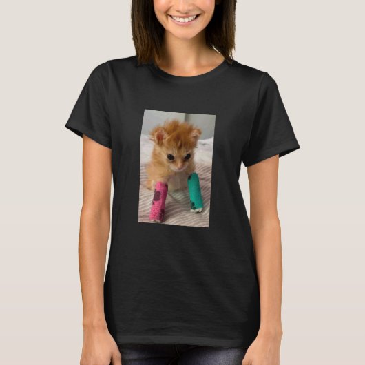 じゃがいものポテト猫 Tシャツ (正面)