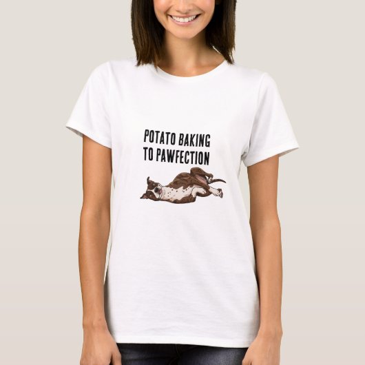 じゃがいもベーキングでパーフェクション Tシャツ (正面)