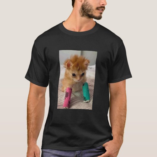 じゃがいも団子猫 Tシャツ (正面)