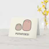 じゃがいも！ カード (黄色い花)