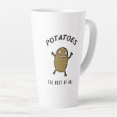 じゃが最高のんだ カフェラテマグ (右アングル)