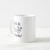 じゃんけんグッズ Can't We All Just Get Along コーヒーマグカップ (正面左)