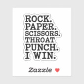 じゃんけんパンチ・スロートパンチ シール (シート)