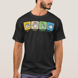 じゃんけんポン フラッシュバング ゲーマー ヴィンテージ Tシャツ
