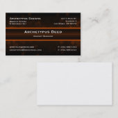 じゅーじゅーいう音の名刺-オレンジ 名刺 (正面/裏面)