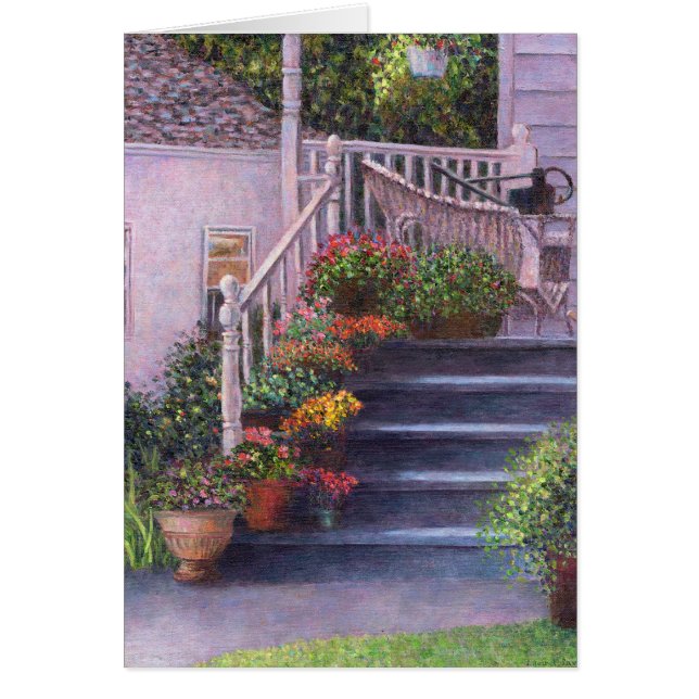 じょうろが付いているポーチ (正面)