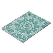 じれったいティール（緑がかった色） ノートブック (左側)