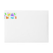 すいか模様の創造6 ラップアラウンドラベル (正面)