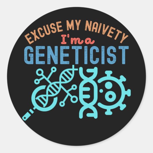すいませんナイヴェテ…私は遺伝学者だ ラウンドシール (正面)