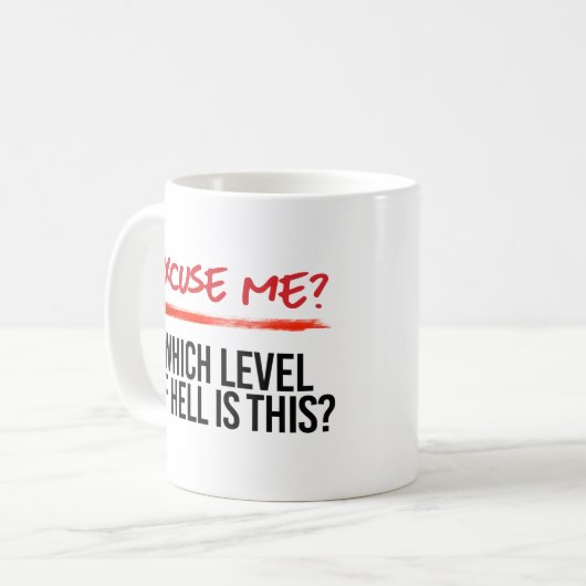 すいませんレベルは コーヒーマグカップ (正面左)