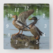 すいません壁時計 スクエア壁時計 (正面)