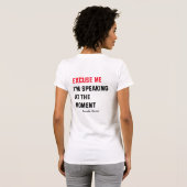 すいません話今カマラハリス Tシャツ (裏面フル)