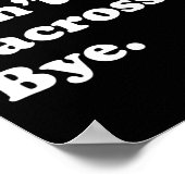 すいませんCan't Bye -おもしろいラクロス1 ポスター (角)