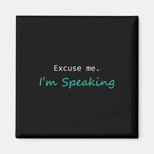 すいませんI&#';mの話Kamala Harris I 話 Am マグネット (正面)