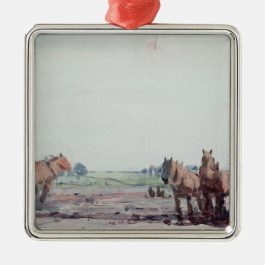 すきの馬 メタルオーナメント (正面)