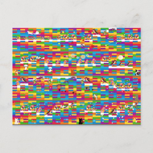 すき焼きポストカード ポストカード (正面)