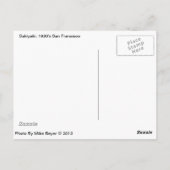 すき焼き1930年代サンフランシスコ中華街ネオン看板 ポストカード (裏面)