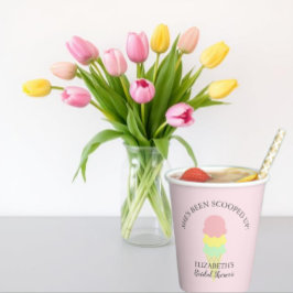 すくったアイスクリーム ブライダルシャワー 紙コップ