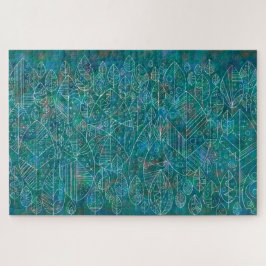 すくっと立つ。〜葉っぱ〜グリーン ジグソーパズル