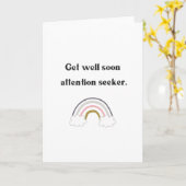 すぐにおもしろい注目を集める人が増える カード (黄色い花)