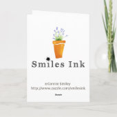 すぐによく得て下さい カード (裏面)