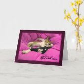 すぐによく得て下さい カード (黄色い花)