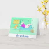 すぐによく得て下さい カード (黄色い花)